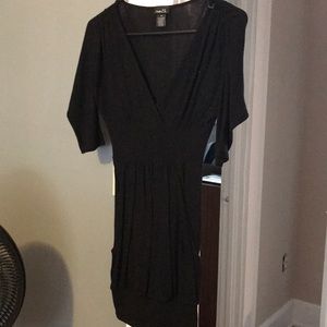 Sweater dress in black